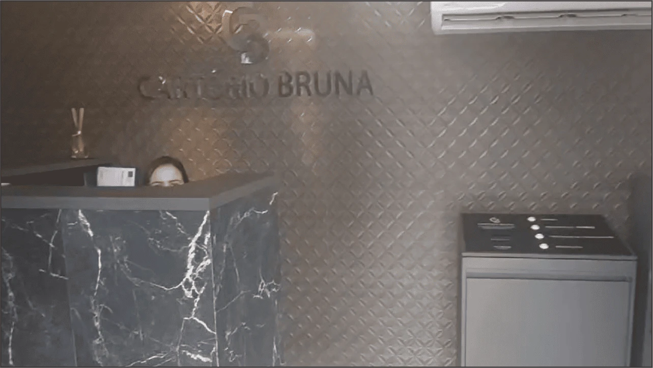 Interior do Cartório Bruna